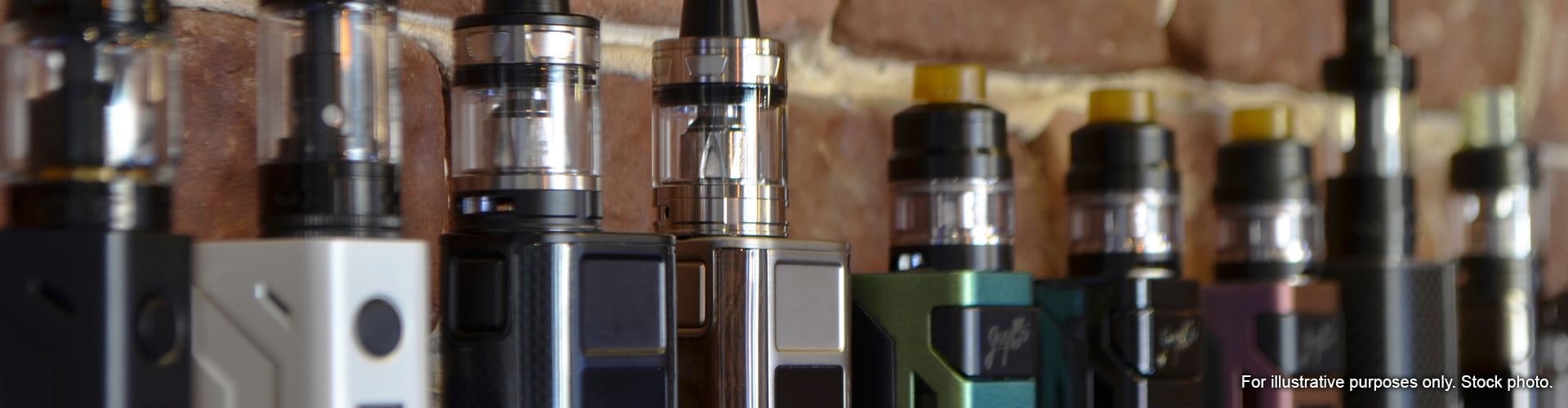 Mod vapes on shelf
